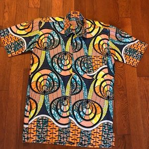 African print shirt